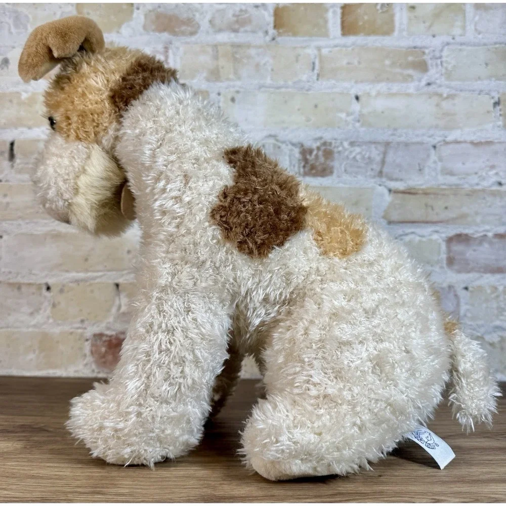 Retro People Pals Canine Classics Wire Fox Terrier Vintage Plush 13" Realistic - Picture 6 of 14